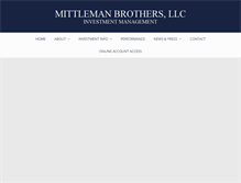 Tablet Screenshot of mittlemanbrothers.com